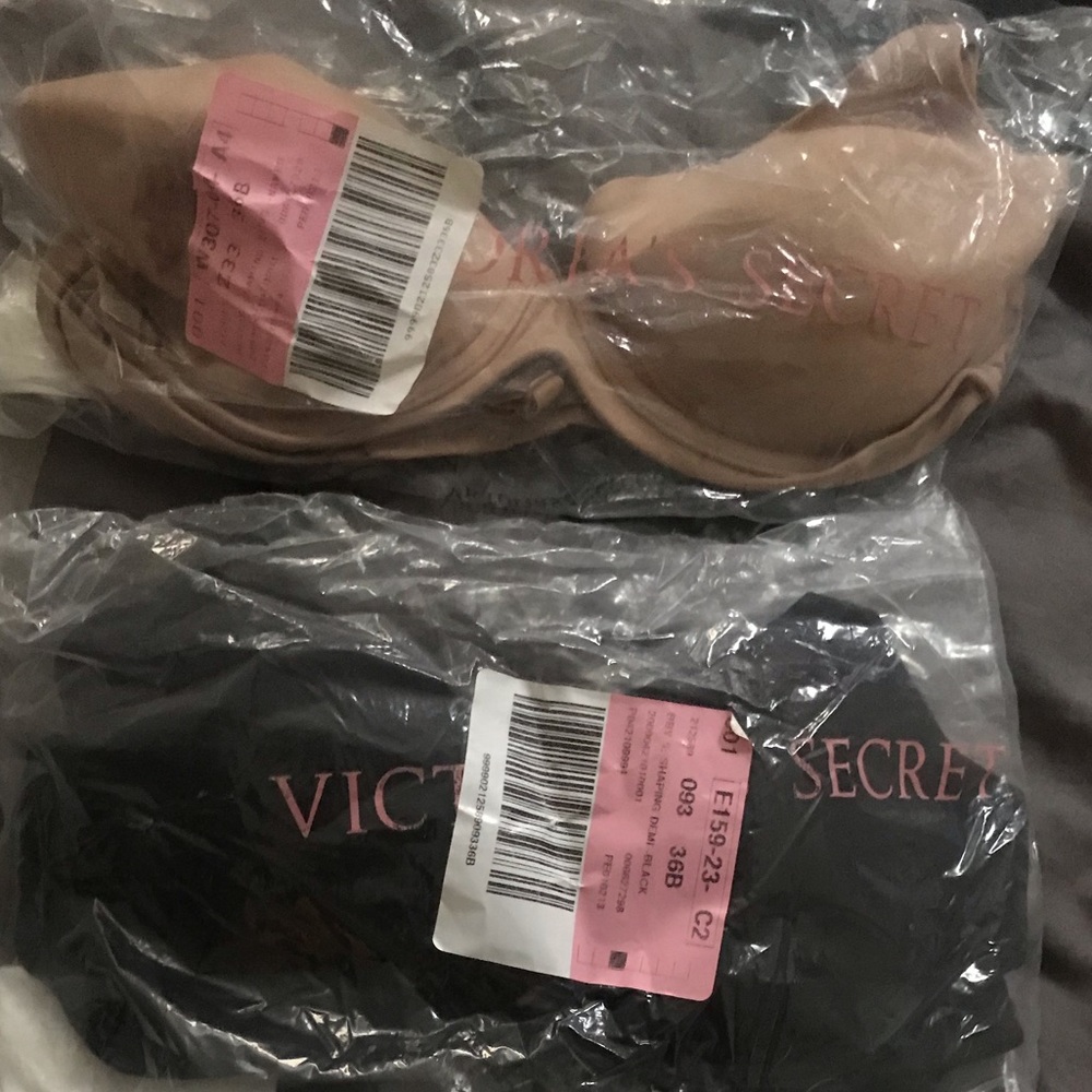 SET OF 3 - Victoria’s Secret 36B Demi shaping bra